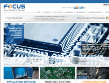 Tablet Screenshot of focus-corporation.com